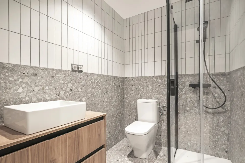 Parois douche inox près de Biarritz